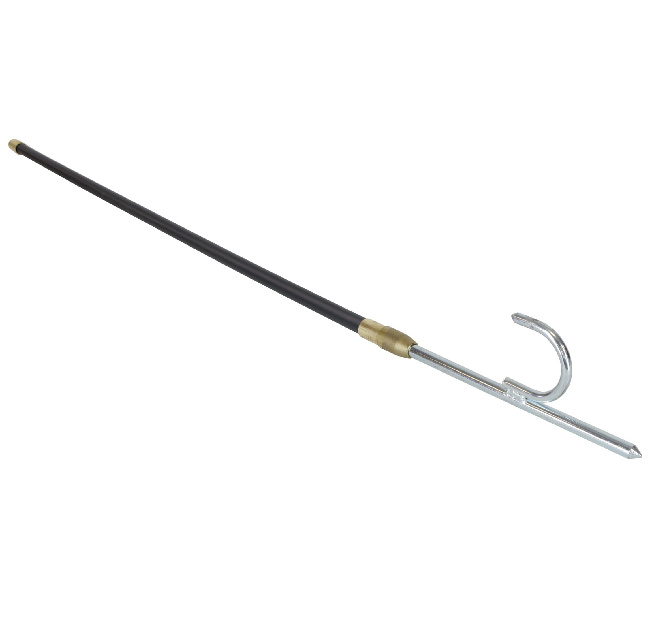 Chimney rod clearing harpoon