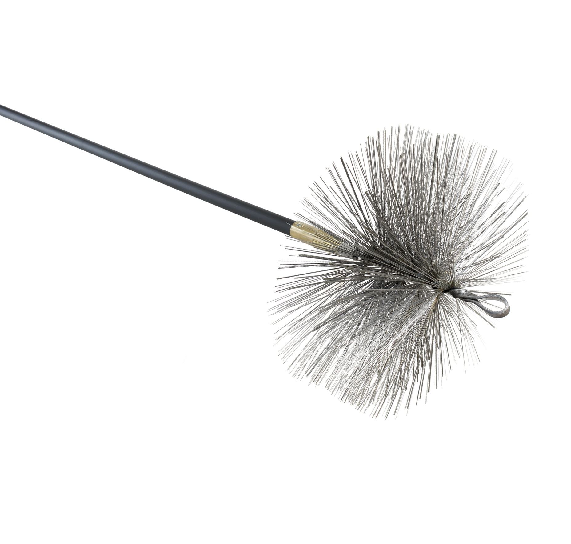 Rigid rod with brush