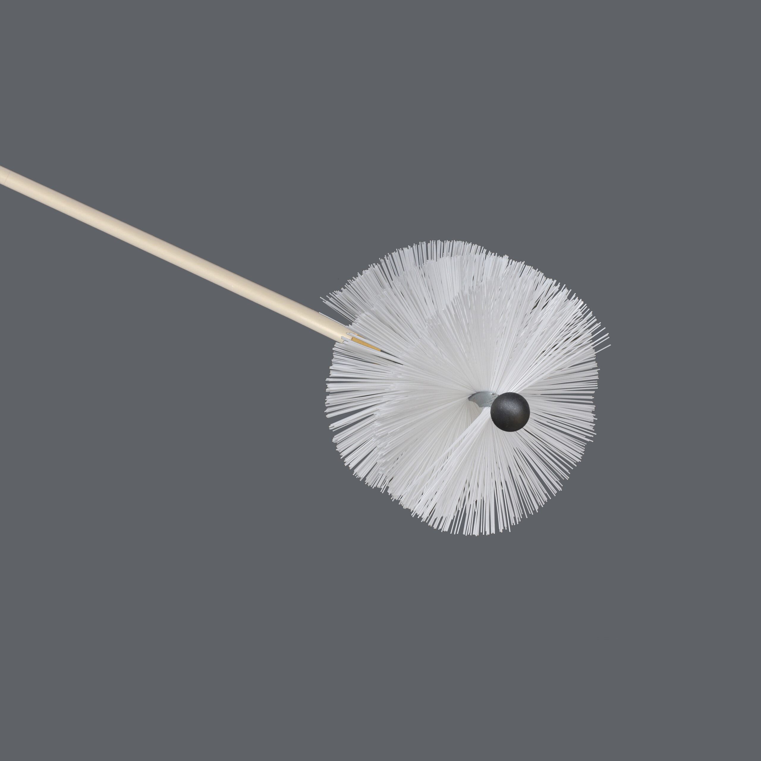 Soft bristle chimney sweeping brush 7 inch