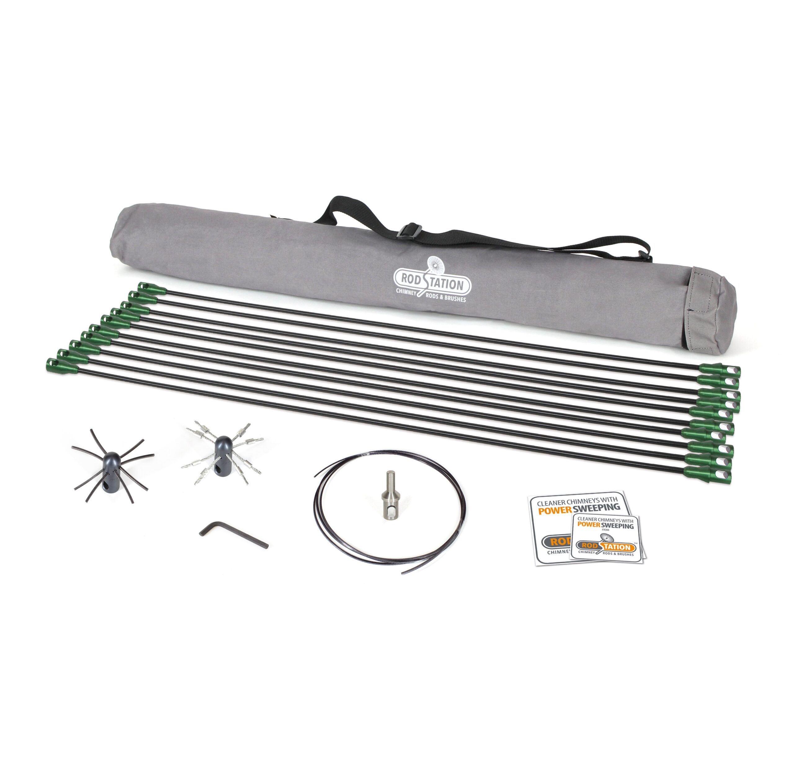 Biomass power sweeping kit