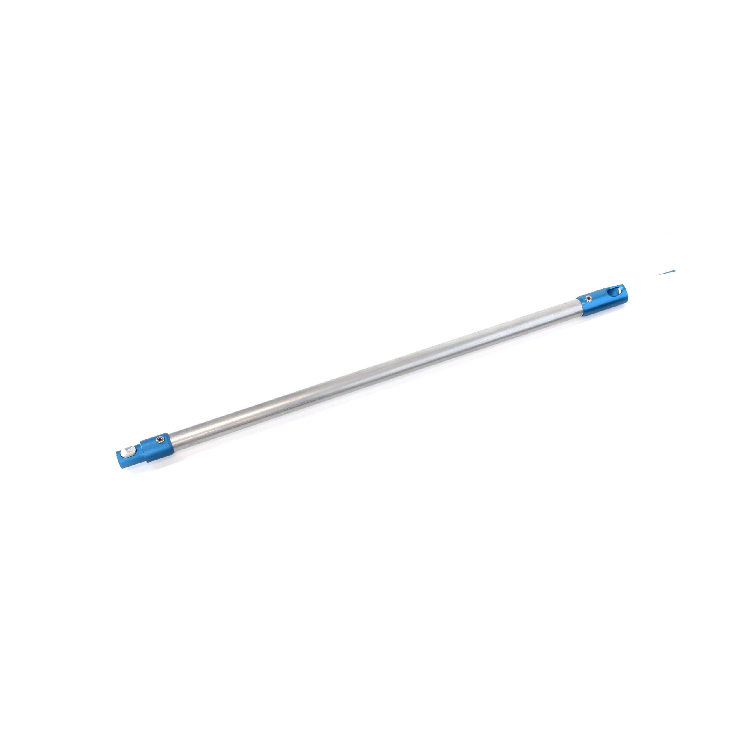 Blue Aluminium power sweeping chimney half rods 20mm