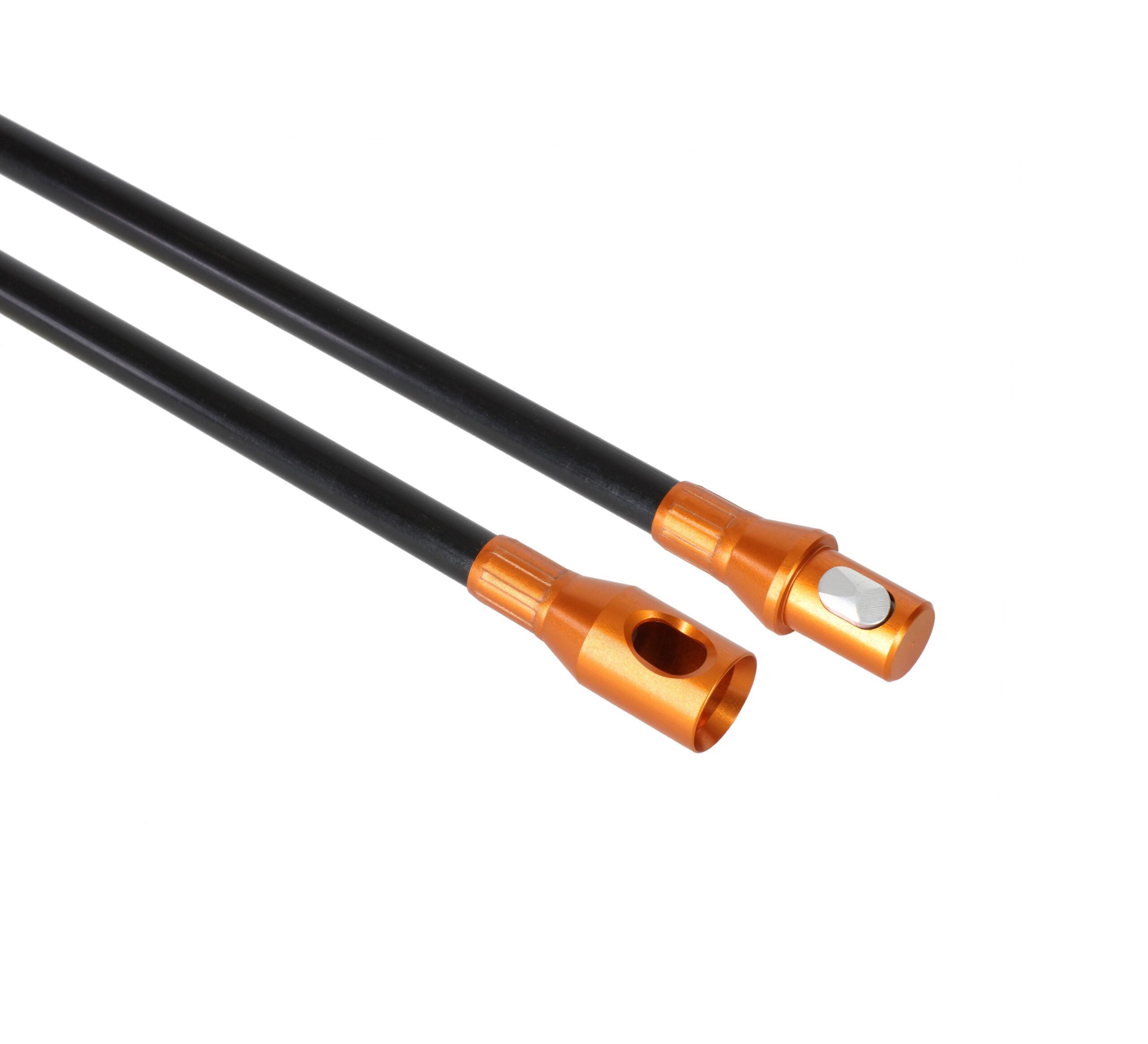 Orange power sweeping chimney rods 12mm