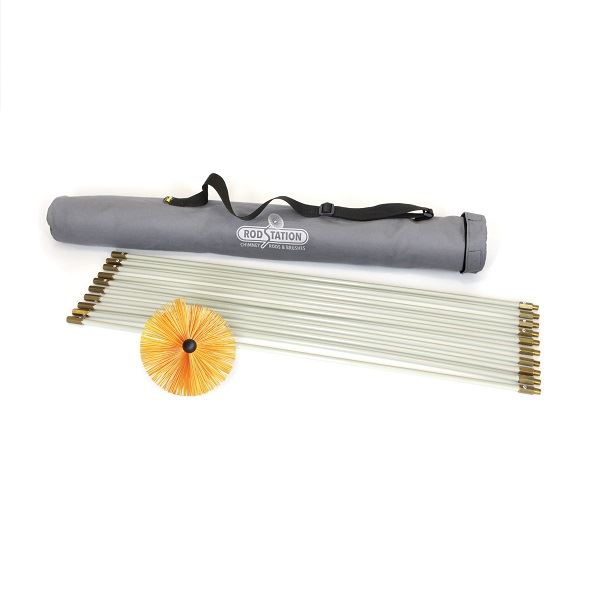 Sweeping Kit Orange Brush