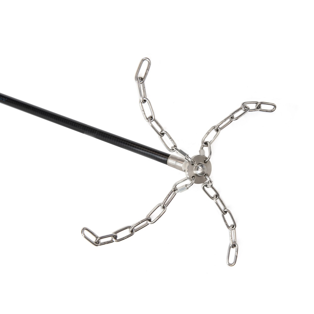 Heavy Duty Power chain large on chimney rod